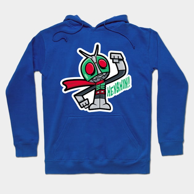 Kamen Rider Henshin!! Hoodie by JMADISON